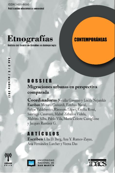 					Visualizar v. 3 n. 5 (2017): Etnografías Contemporáneas
				